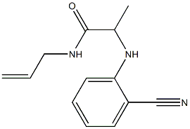  2-[(2-cyanophenyl)amino]-N-(prop-2-en-1-yl)propanamide