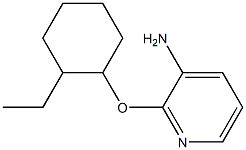 2-[(2-ethylcyclohexyl)oxy]pyridin-3-amine 结构式