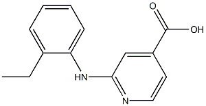 2-[(2-ethylphenyl)amino]pyridine-4-carboxylic acid