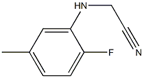2-[(2-fluoro-5-methylphenyl)amino]acetonitrile Struktur