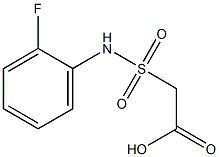 2-[(2-fluorophenyl)sulfamoyl]acetic acid