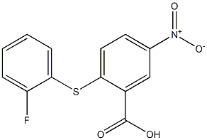2-[(2-fluorophenyl)sulfanyl]-5-nitrobenzoic acid
