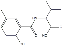 2-[(2-hydroxy-5-methylphenyl)formamido]-3-methylpentanoic acid