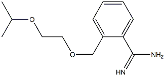 2-[(2-isopropoxyethoxy)methyl]benzenecarboximidamide Structure