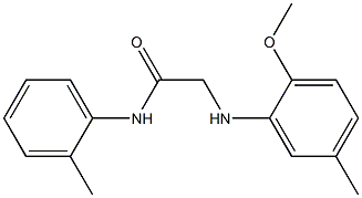  2-[(2-methoxy-5-methylphenyl)amino]-N-(2-methylphenyl)acetamide