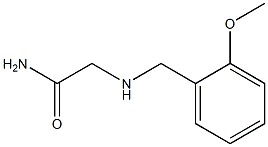2-[(2-methoxybenzyl)amino]acetamide Struktur