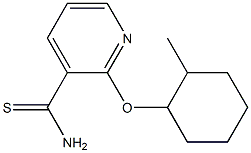 2-[(2-methylcyclohexyl)oxy]pyridine-3-carbothioamide