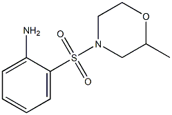 2-[(2-methylmorpholin-4-yl)sulfonyl]aniline