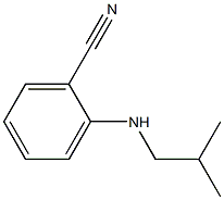 2-[(2-methylpropyl)amino]benzonitrile Structure