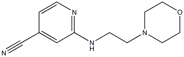 2-[(2-morpholin-4-ylethyl)amino]isonicotinonitrile