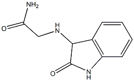 2-[(2-oxo-2,3-dihydro-1H-indol-3-yl)amino]acetamide Struktur
