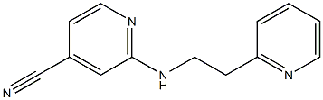 2-[(2-pyridin-2-ylethyl)amino]isonicotinonitrile 结构式