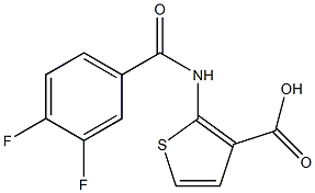  2-[(3,4-difluorobenzene)amido]thiophene-3-carboxylic acid