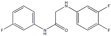 2-[(3,4-difluorophenyl)amino]-N-(3-fluorophenyl)acetamide