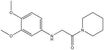 2-[(3,4-dimethoxyphenyl)amino]-1-(piperidin-1-yl)ethan-1-one