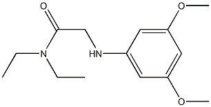  2-[(3,5-dimethoxyphenyl)amino]-N,N-diethylacetamide