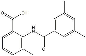 2-[(3,5-dimethylbenzoyl)amino]-3-methylbenzoic acid