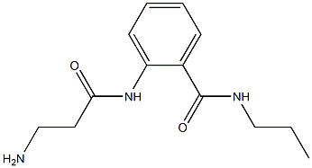 2-[(3-aminopropanoyl)amino]-N-propylbenzamide