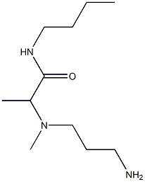 2-[(3-aminopropyl)(methyl)amino]-N-butylpropanamide Structure