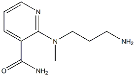 2-[(3-aminopropyl)(methyl)amino]pyridine-3-carboxamide Structure