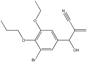 2-[(3-bromo-5-ethoxy-4-propoxyphenyl)(hydroxy)methyl]prop-2-enenitrile