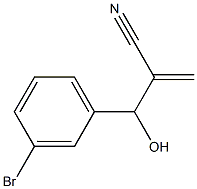 2-[(3-bromophenyl)(hydroxy)methyl]prop-2-enenitrile