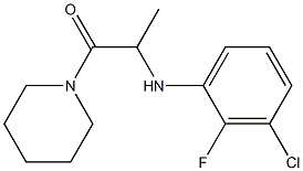 2-[(3-chloro-2-fluorophenyl)amino]-1-(piperidin-1-yl)propan-1-one