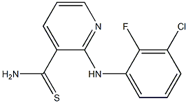 2-[(3-chloro-2-fluorophenyl)amino]pyridine-3-carbothioamide|