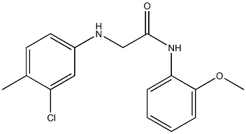 2-[(3-chloro-4-methylphenyl)amino]-N-(2-methoxyphenyl)acetamide