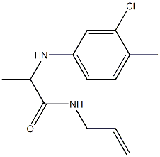 2-[(3-chloro-4-methylphenyl)amino]-N-(prop-2-en-1-yl)propanamide
