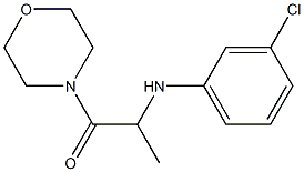 2-[(3-chlorophenyl)amino]-1-(morpholin-4-yl)propan-1-one