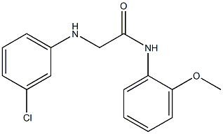 2-[(3-chlorophenyl)amino]-N-(2-methoxyphenyl)acetamide