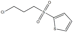 2-[(3-chloropropane)sulfonyl]thiophene Struktur