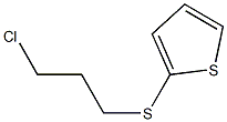 2-[(3-chloropropyl)sulfanyl]thiophene Structure