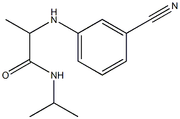 2-[(3-cyanophenyl)amino]-N-(propan-2-yl)propanamide