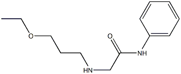 2-[(3-ethoxypropyl)amino]-N-phenylacetamide Structure