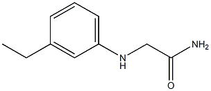 2-[(3-ethylphenyl)amino]acetamide Structure