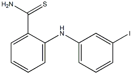 2-[(3-iodophenyl)amino]benzene-1-carbothioamide,,结构式