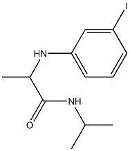2-[(3-iodophenyl)amino]-N-(propan-2-yl)propanamide,,结构式