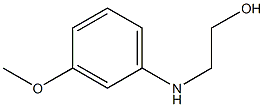 2-[(3-methoxyphenyl)amino]ethan-1-ol Structure