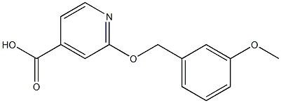 2-[(3-methoxyphenyl)methoxy]pyridine-4-carboxylic acid|