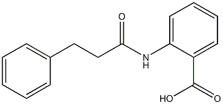 2-[(3-phenylpropanoyl)amino]benzoic acid Structure