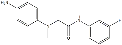 2-[(4-aminophenyl)(methyl)amino]-N-(3-fluorophenyl)acetamide