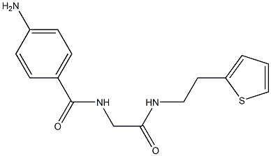  2-[(4-aminophenyl)formamido]-N-[2-(thiophen-2-yl)ethyl]acetamide