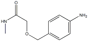 2-[(4-aminophenyl)methoxy]-N-methylacetamide