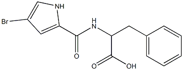 2-[(4-bromo-1H-pyrrol-2-yl)formamido]-3-phenylpropanoic acid