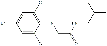 2-[(4-bromo-2,6-dichlorophenyl)amino]-N-(2-methylpropyl)acetamide