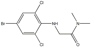 2-[(4-bromo-2,6-dichlorophenyl)amino]-N,N-dimethylacetamide