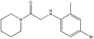 2-[(4-bromo-2-methylphenyl)amino]-1-(piperidin-1-yl)ethan-1-one