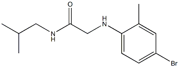 2-[(4-bromo-2-methylphenyl)amino]-N-(2-methylpropyl)acetamide